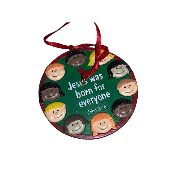 Jesus was born for everyone Christmas Ornament - Picture 1 of 9
